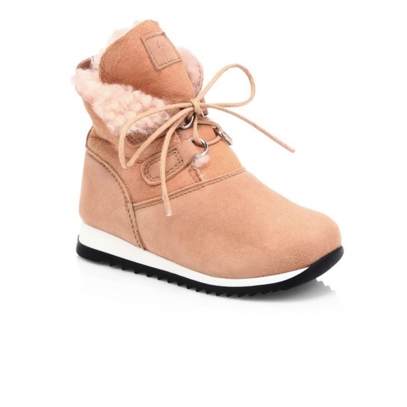 giuseppe zanotti jr NEW girls shearling boots - Picture 2 of 8